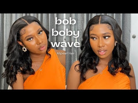 BOB BOBY WAVE 13X4 HD LACE FRONTAL WIG INSTALL | ALIPEARL HAIR