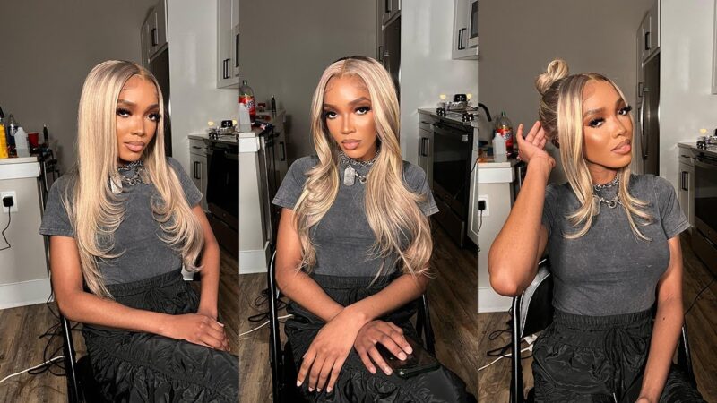 Layered Blonde Highlight Wig Install + 3 Different Styles ft. Alipearl Hair