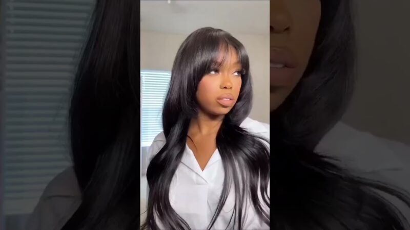 Easy wear& easy style!😍 glueless body wave wig install | pre-cut & pluck lace #alipearlhair #shorts