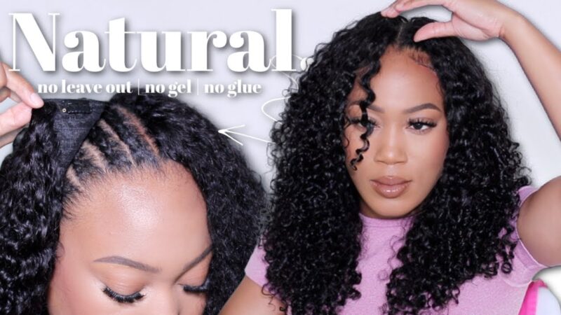 NO LEAVE OUT VPART CROCHET WIG INSTALL #hairstyle ForeverCryssy X Alipearl Hair