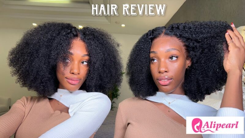 Low To $151😱| A MUST HAVE Kinky Curly Bob Wig |Pre-Plucked Wig Install | Alipearl Hair X Ivy Ifeoma