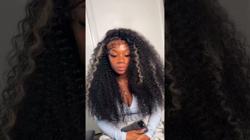 do you want to highligh you wig? 😍 she make the curly wig so different!! #alipearlhair #shorts