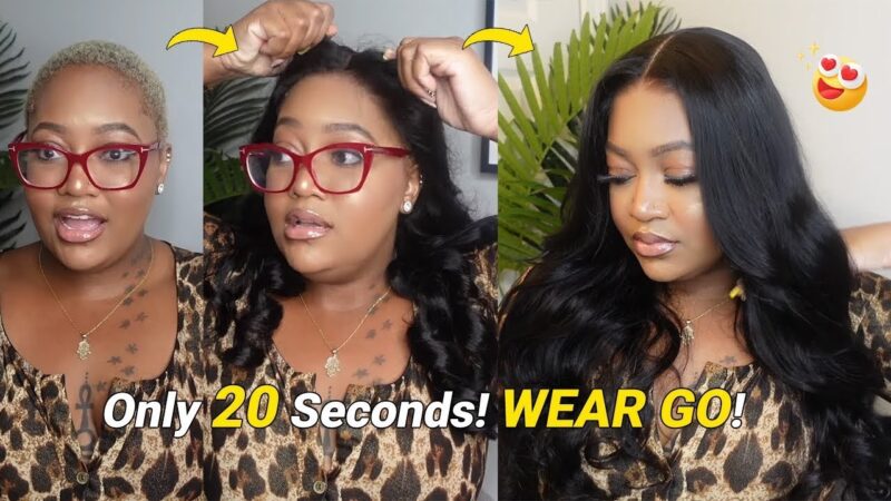 NEW READY GO WIG | GLUELESS PRE CUT SLEEK NO EFFORT & NO GLUE! LeeLee UrsTruLee X ALIPEARL HAIR