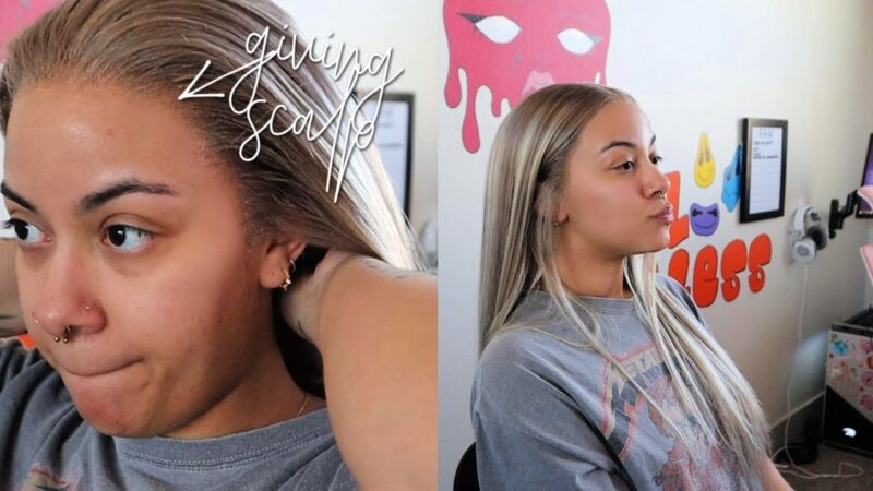 This is Really GIVING SCALP ! Blonde Wig Install & Review | Alipearl Hair X Crissy Danielle