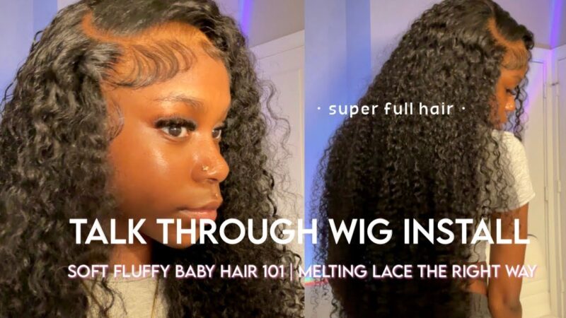 Detailed Side Part 30” Curly Wig Install With Fluffy Baby Hair  | Alipearl Hair X Mani Jean