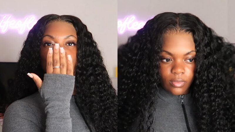 MY NEW EVERYDAY WIG! Perfect for beginners | ALIPEARL DEEP WAVE HAIR X Lifeofleesha