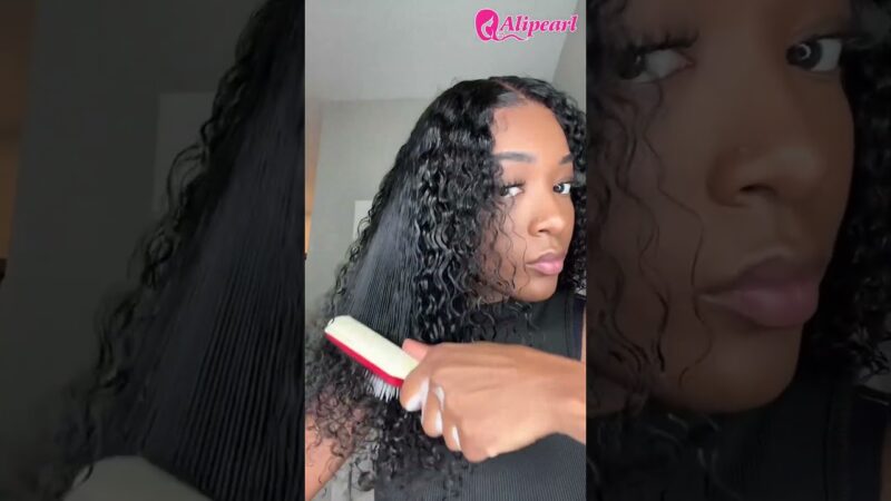 *Wig Tutorial* watch me define curls 😆 curls bob wig tutorial #alipearlhair #shorts