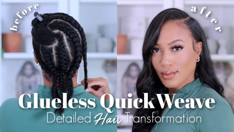 SIDE PART QUICK WEAVE | NATURAL V Part Wig Install #hairstyle ForeverCryssy X Alipearl Hair