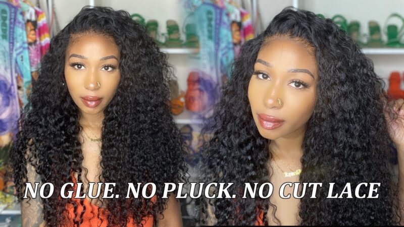 100% GLUELESS Wig EASY Install | Deep Wave READY GO WIG| Trendy Kay X Alipearl Hair