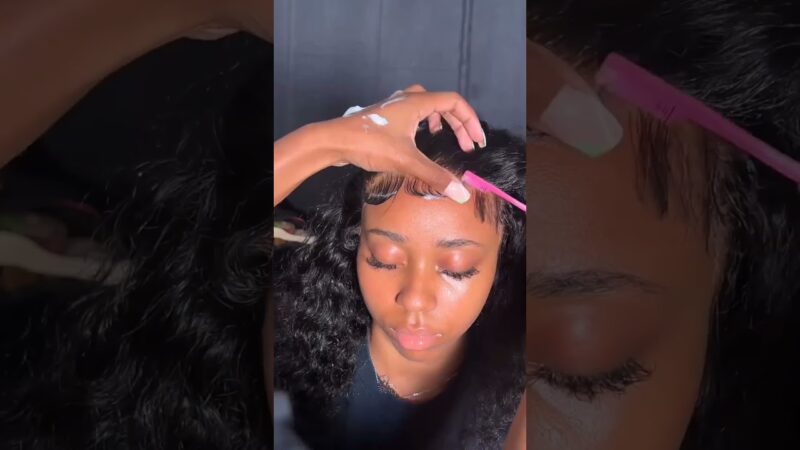 is this a tutorial? this is ART of baby hair!! 😝#alipearlhair #shorts