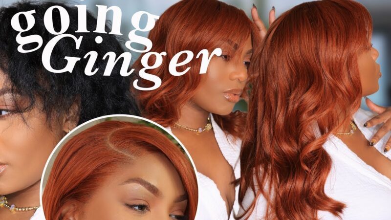 THE PERFECT GINGER LACE FRONTAL UNIT, NO DYE NEEDED| Glueless Install| Tatyana WstcoXALIPEARL HAIR