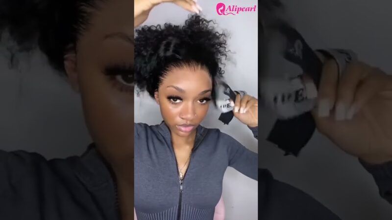 lace where? HD deep wave wig detailed install #alipearlhair #shorts