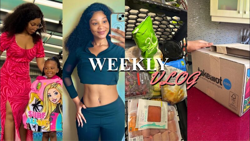 WEEKLY VLOG : Swimming classes | work out routine | weekly Grocery Shopping |South African YouTuber