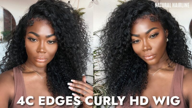 4C REALISTIC EDGES!!! BEAUTIFUL HD CURLY WIG | ALIPEARL HAIR