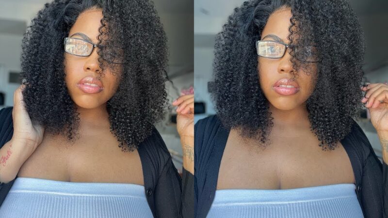 PERFECT NATURAL HAIR || CURLY BOB FEAT Alipearl Hair