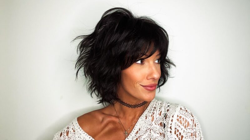 Thrill Seeker by Hairdo in R4 Midnight Brown & Breezy Wave Cut by Hairdo in R4 Midnight Brown