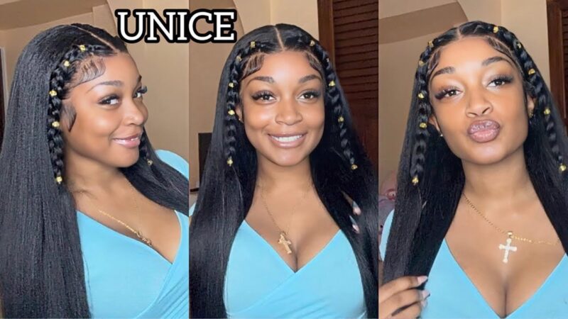 YOU MUST HAVE!SUPER NATURAL WIG INSTALL | CUTE HAIRSTYLE TUTORIAL😍