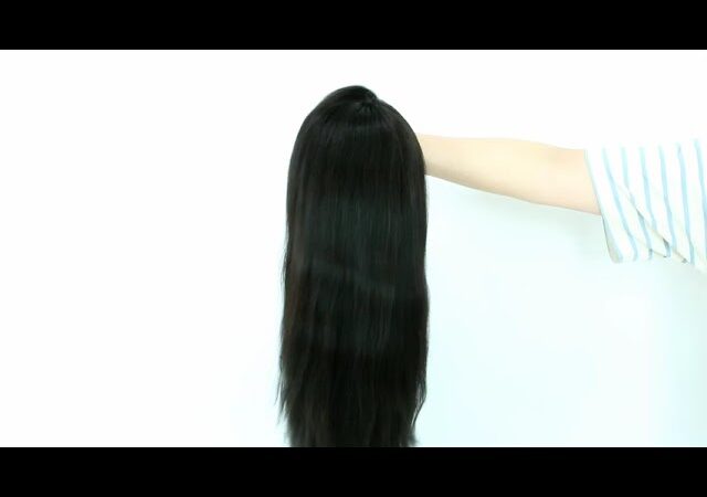 WoWEbony Indian Remy Straight Human Hair Invisible HD Lace Full Lace Wigs