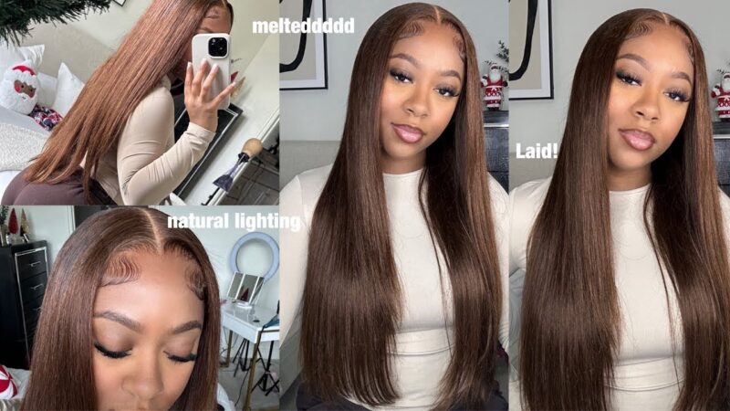 EASY AND DETAILED MIDDLE PART CLOSURE WIG INSTALL | Soft Baby Hair | Pink Danielle X AliPearl Hair